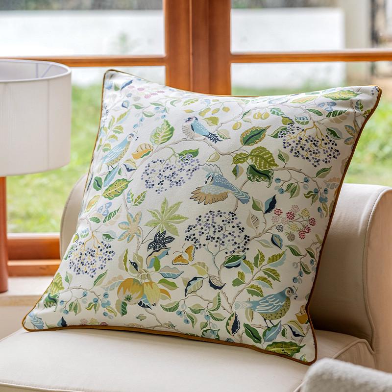 抱枕沙发客厅轻奢感靠垫靠枕床头大靠背正方形抱枕套不含芯