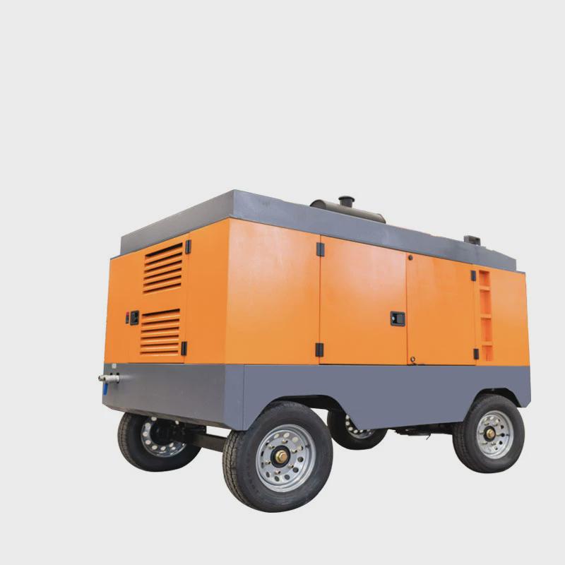 柴油移动螺杆空压机户外高中低可调风压力转换潜孔矿用牵引钻凿岩