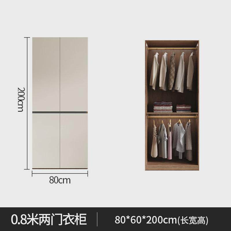 实木衣柜生态板衣柜挂衣区多整体卧室家用包邮组合简约板式衣橱