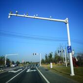 源头工厂交通米杆l型镀锌八角室外4米6监控小区安防监控立杆