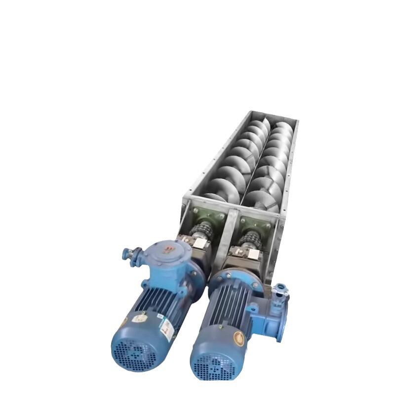 大型蛟龙螺旋输送机全自动水泥上料龙提升机u型管式绞机称重叶片