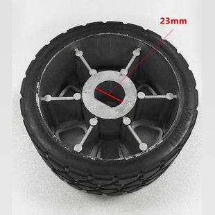 热销光伏实心驱动轮子橡胶轮耐磨防滑加宽轴承轮承重轮支撑脚轮单