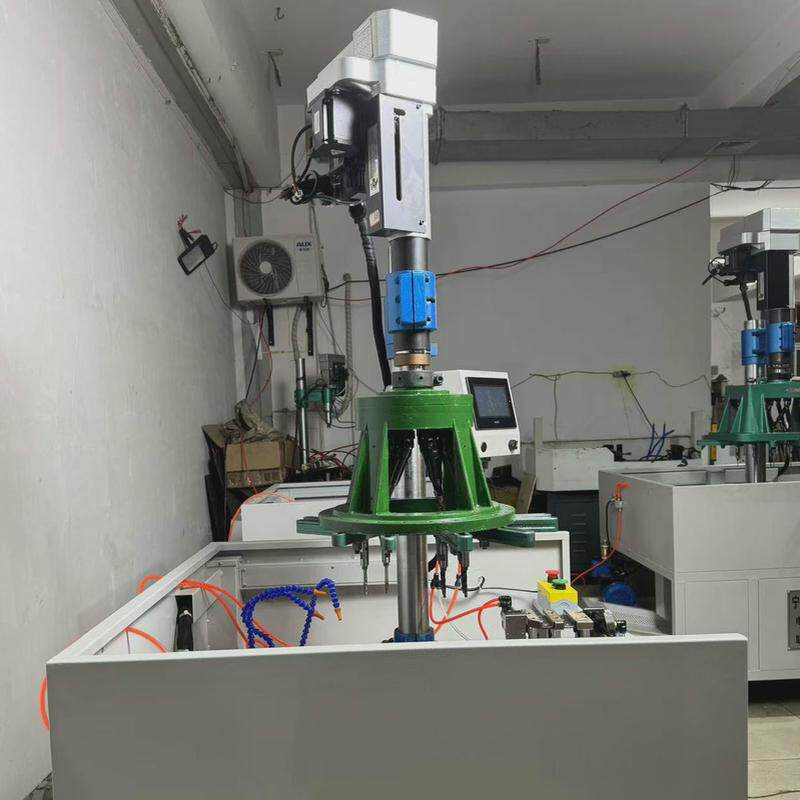 全自动数控钻孔攻丝机伺服多轴打孔攻牙倒角设备台式钻孔一体机