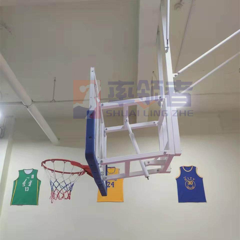 儿童篮球架吊顶悬空可升降折叠篮球框室内篮球架壁挂壁挂式篮框