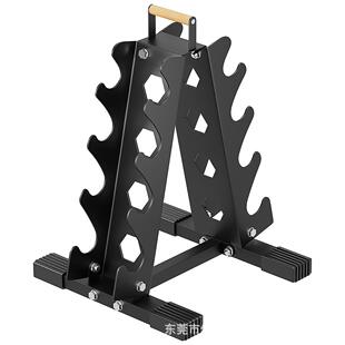 定制女士架铁质放置架子男哑铃杠铃壶铃家用多功能组合健身运动器