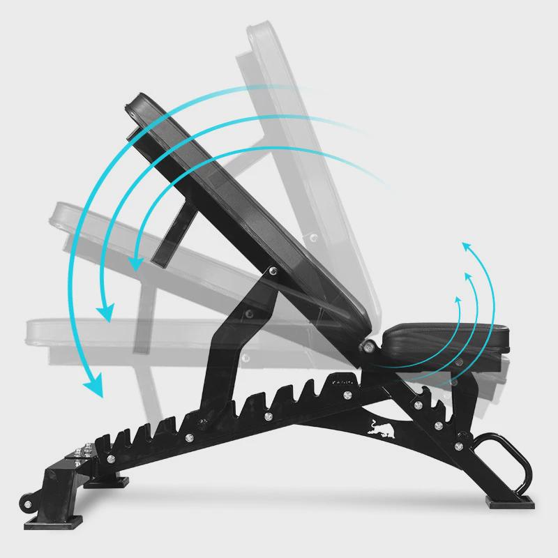 多功能可调节商用哑铃凳卧推凳健身椅健身器材家用仰卧起坐飞鸟凳