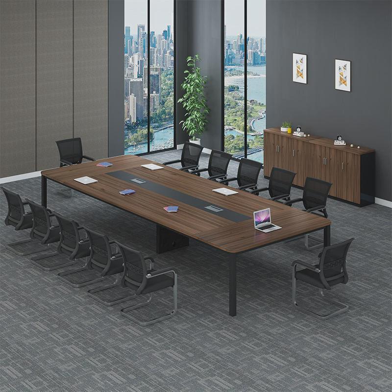 会议桌办公洽谈桌椅组合简约现代培训长桌会客长条桌椅组合