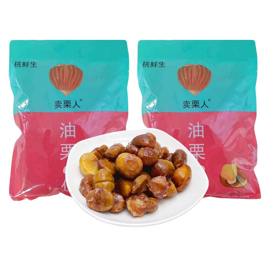 速发桃鲜生卖栗人油栗仁500g袋装即食板栗子熟制栗多宝甘栗仁临沂,零食/坚果/特产,混合坚果,淘宝优惠券,粉丝福利购,淘宝优惠卷