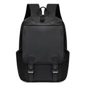 笔记本电脑包英伦风皮膜双肩包大学生商务休闲欧美翻盖双肩包