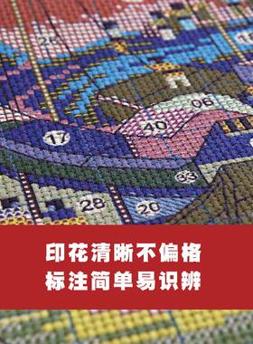 q683自己全图22米客厅满绣2022新款线绣手工全景清明上河图十字绣