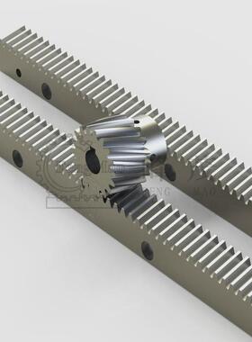 伺服电机数控冲床上下料机械专用齿条机械手淬火常规din9斜齿条