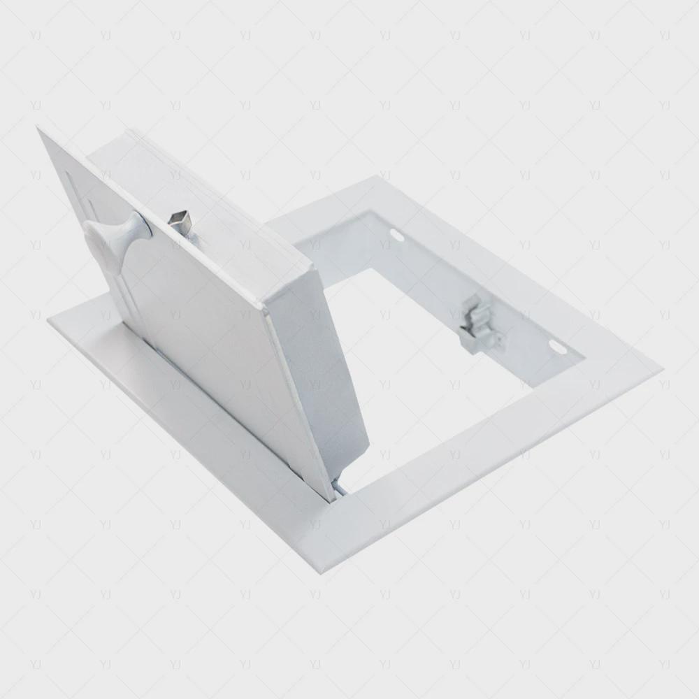 定制新风系统中央空调盖板管道检查吊顶口铝合金托板检修口装饰盖