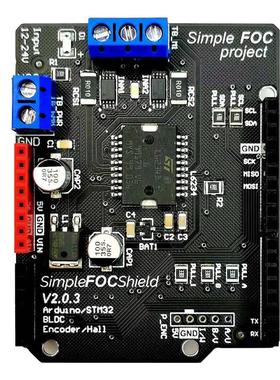 SimpleFOC Shield v2.0.4 v1.3.3 机械狗 BLDC 伺服 驱动开发板