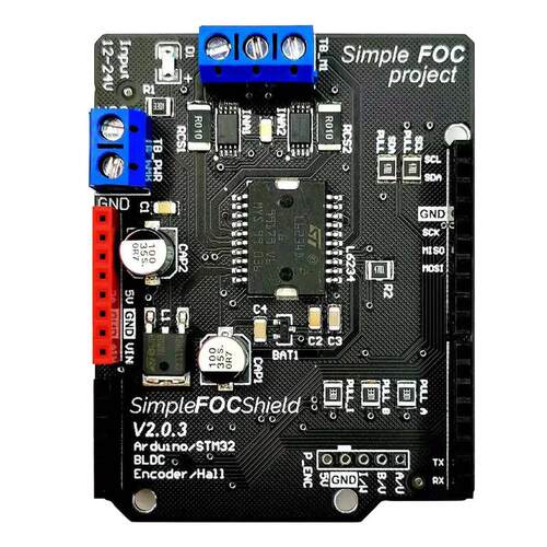 SimpleFOC Shield v2.0.4 v1.3.3 机械狗 BLDC 伺服 驱动开发板