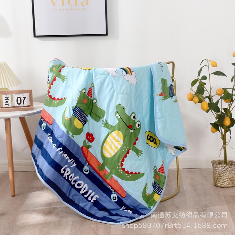 儿童驱蚊被水洗棉夏凉空调被幼儿园卡通午休薄被芯子礼品团购批发