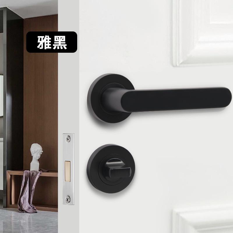 隐形门锁锌合金单面锁隐藏室内卧室暗单舌机械锁具机械