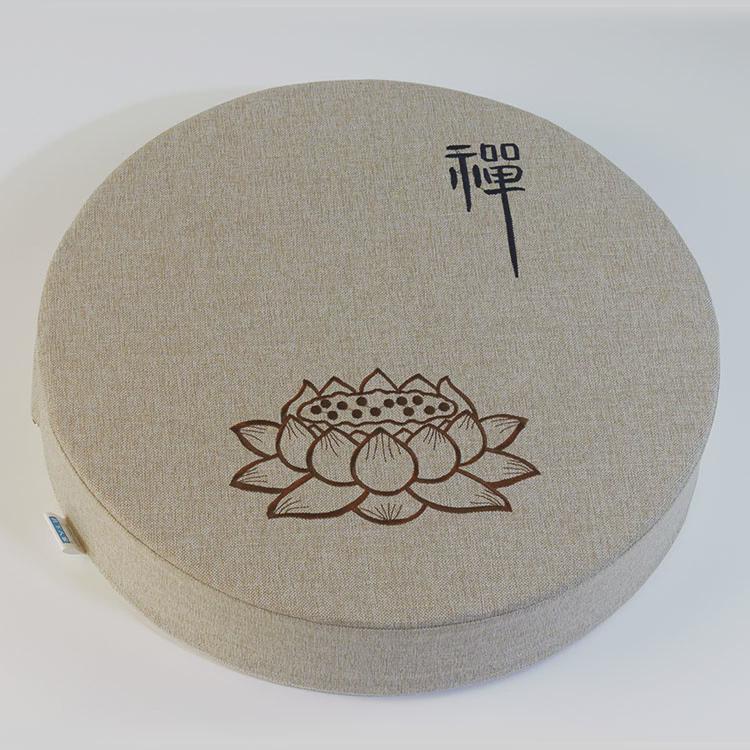7yx批发蒲团坐垫打坐禅修垫子拜佛垫子可拆洗布艺垫莲花（刺绣禅