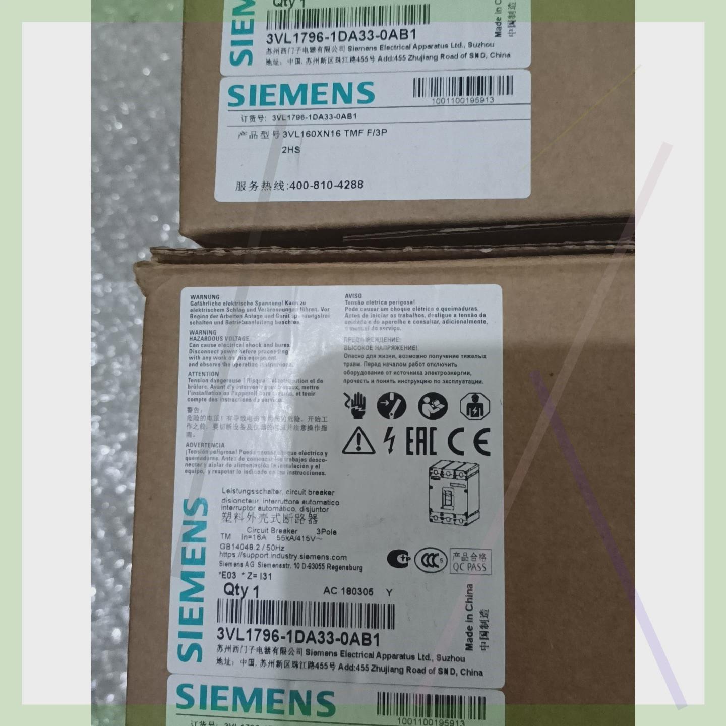 议价西门子断路器 3VL1796-1DA33-0AB1 3P 1