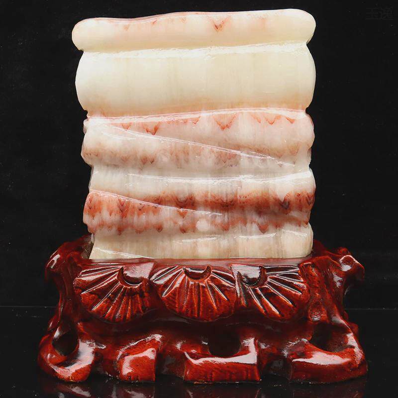 猪肉红烧肉柳州肉石广西然石天腊肉五花肉摆件15*16*6cm2437g