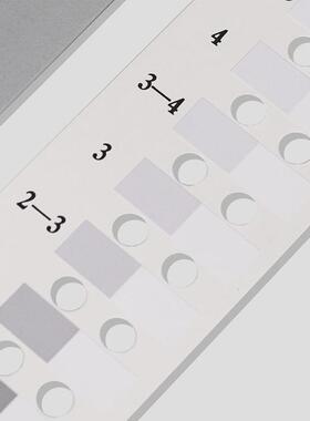 服装纺织专用iso灰卡/色卡gb250/251沾灰褪色灰卡/评定变色灰卡