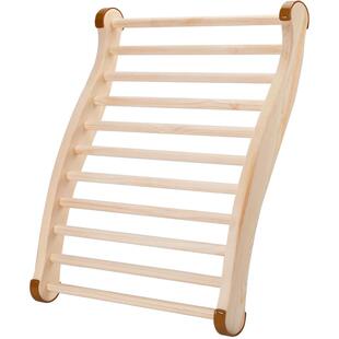 实木桑拿房s型靠背波浪形汗蒸房木枕依背后头汗蒸桑拿房配件