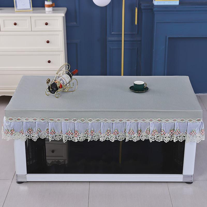 86M0烤火桌皮罩防水防油防烫茶几电炉罩套取暖桌布长方形电暖炉桌