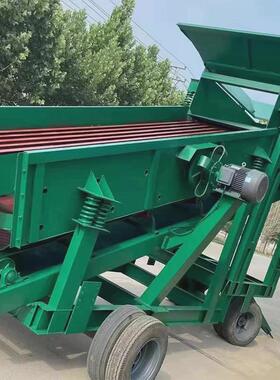 震动筛沙机3050移动式滚筒筛筛分机河道筛沙机矿山大小型筛沙