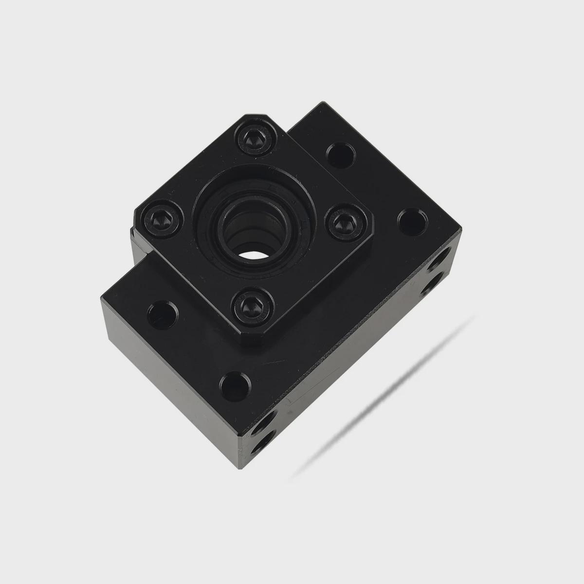 系列滚珠丝杠固定座bf精密支撑座方型支撑侧bkbf轴承座伺服步进机