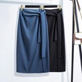 2024新款 包臀显瘦一步裙 垂感职业大码 夏季 中长款