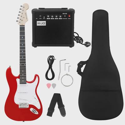 HK·LADE玫瑰木电吉他ST电吉他系列套装学生成人初学弹拨吉他乐器