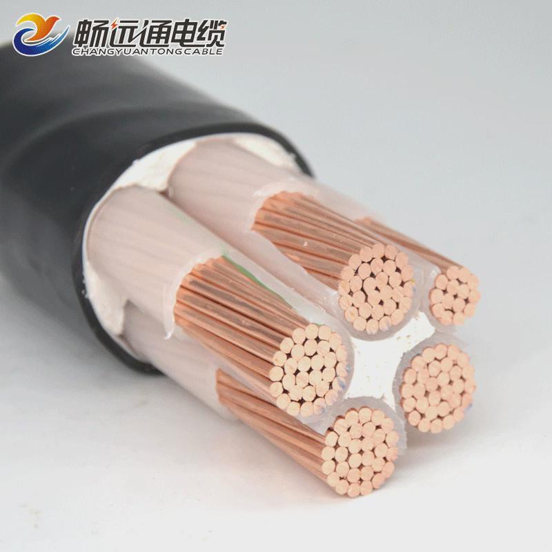 山东远纯铜铜芯电缆yjv4*150+1三相五线通足米铜芯电缆线