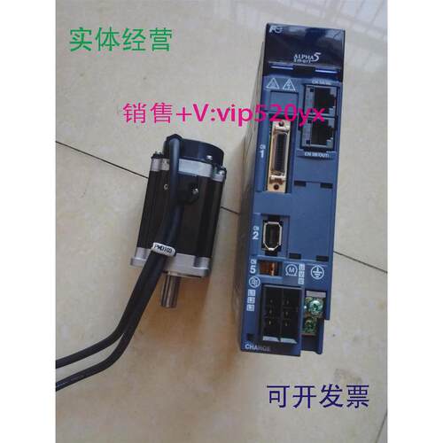 现货供应富士伺服电机RYH401F5-VV2+GYB401D5-RC2成套功率400瓦，