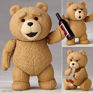 山口式泰迪熊 TED2 脏话熊 贱熊 关节超可动人偶公仔盒装手办