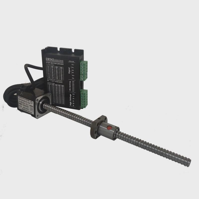 42开环滚珠丝杆步进电机080212041210驱动步进直线马达可配混合
