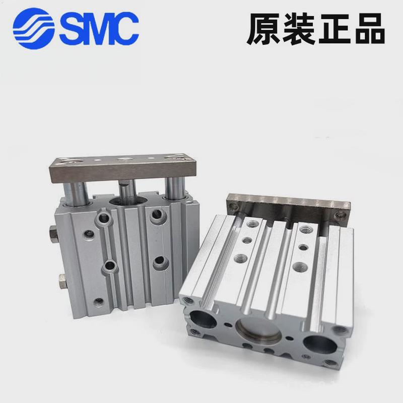 SMC三轴导杆气缸MGPL/MGPM63-25/50/75/100/150/200/300/400ZAZ