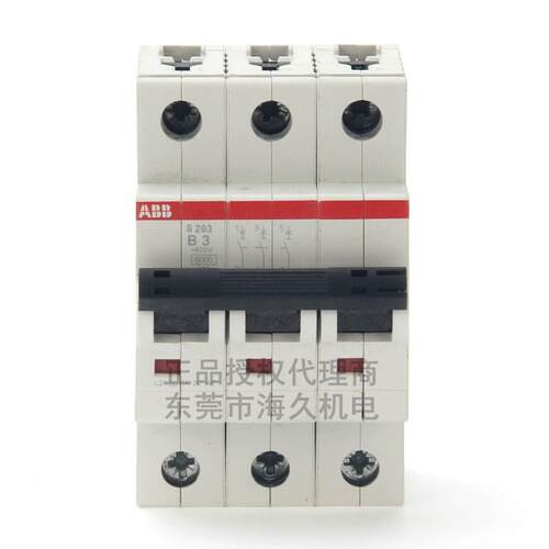 abb低压开关s200系列断路器交流s203-k1.6;2cds253001r0257