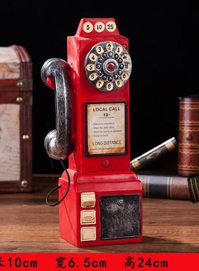 复古创意欧式怀旧电话机放映机缝纫机橱窗陈列装饰品模型道具摆件