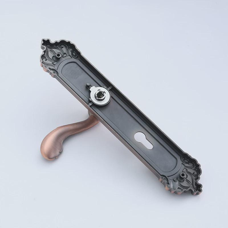 330长85门锁距锁锁室内大门孔压把锁把手欧式仿古门锁锁具定制