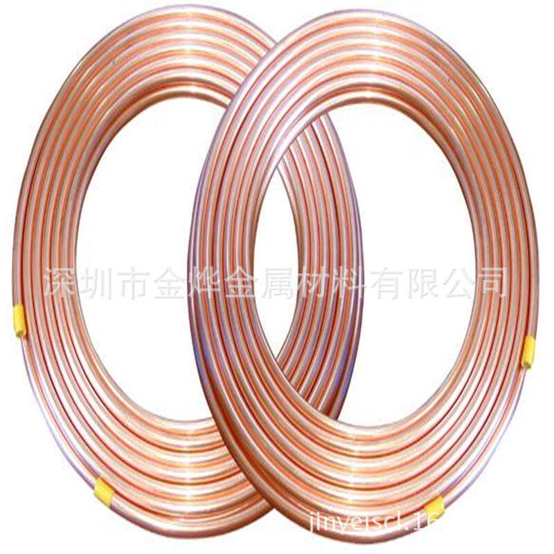 工业用电解紫铜管T2散热效果好紫铜管TP1无氧紫铜管、紫铜线