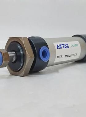 亚德客mal20-25/50/75/80/100/125/150/175/200-s铝合金迷你气缸