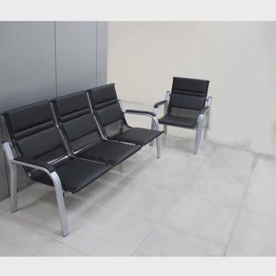 办公沙发简简约现代组合易三人位长条商务铁架接待室茶几椅沙发