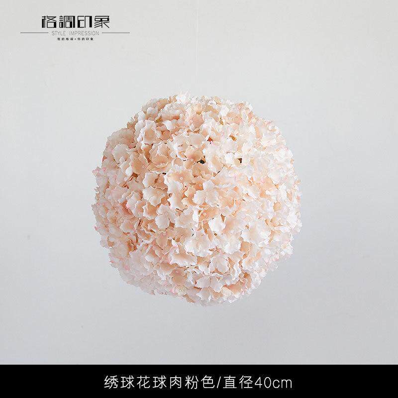 仿真玫瑰吊顶挂饰绢花假花装饰店庆开业吊顶商场展厅售楼花球布置
