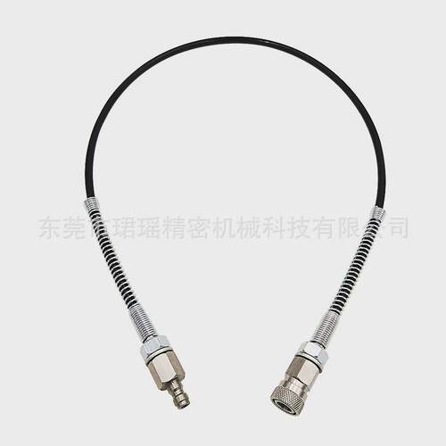 跨境60/90厘米DN2微孔软管两端外螺纹M10带8mm充气接头高压充气