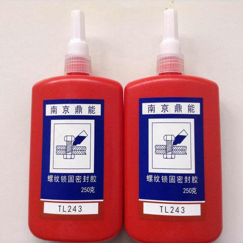 厂家中锁螺丝胶243耐油性好螺丝防松胶螺纹强度固密封蓝色可拆卸
