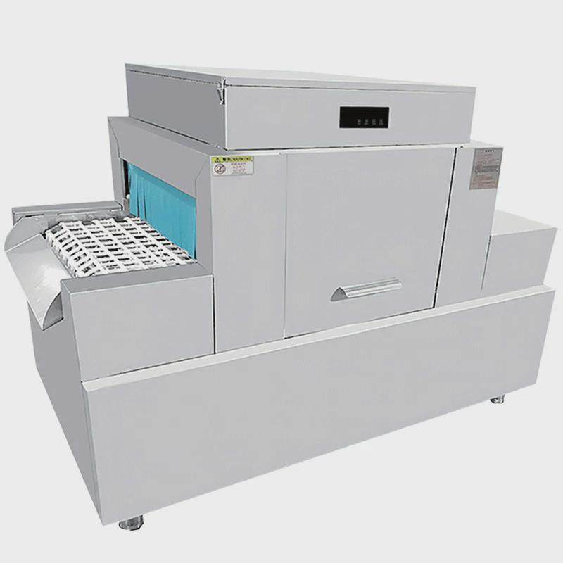 平铺式大型商用餐饮酒店学校企业食堂用全自动平铺洗碗机洗碗机