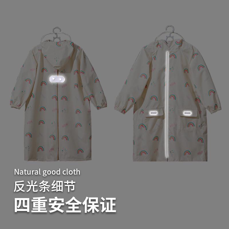 热销2025新款儿童雨衣春亚纺自主设计图案女童幼儿园防水雨披