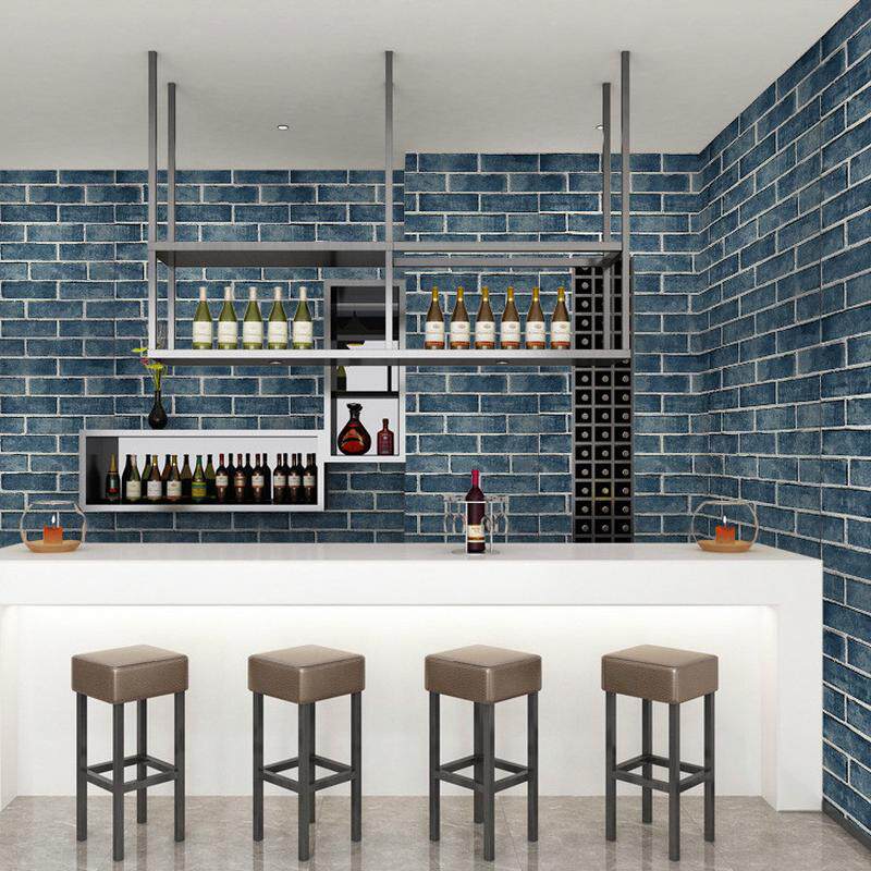 砖纹防水自粘墙纸自贴壁纸背胶新款