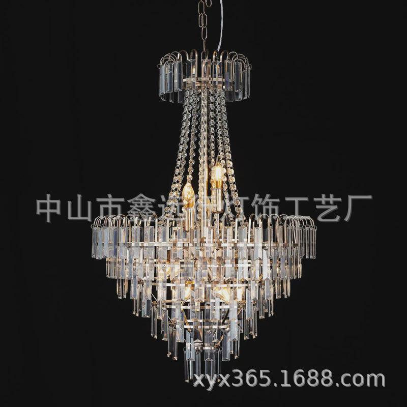 结婚庆铁艺现代简约北欧道具吊灯亚克力挂件珠帘款婚礼堂仪式