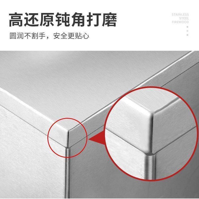 农村柴火灶家用烧木柴土灶台不锈钢可移动室内无烟大锅台节能炉子