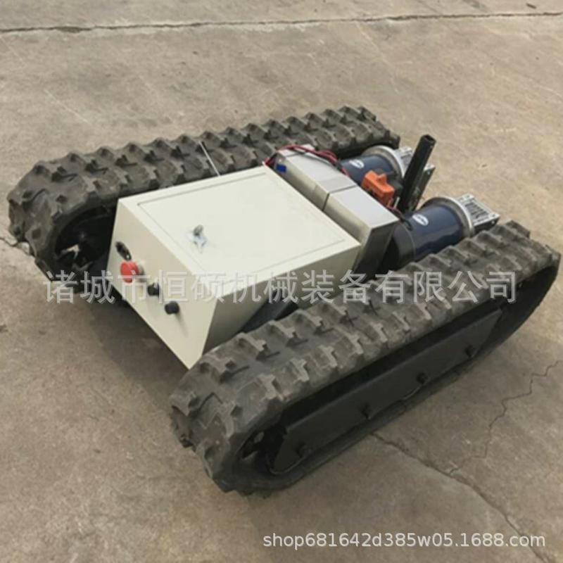 农用橡胶履带底盘工程机械钻机用履带底盘变速箱履带底盘